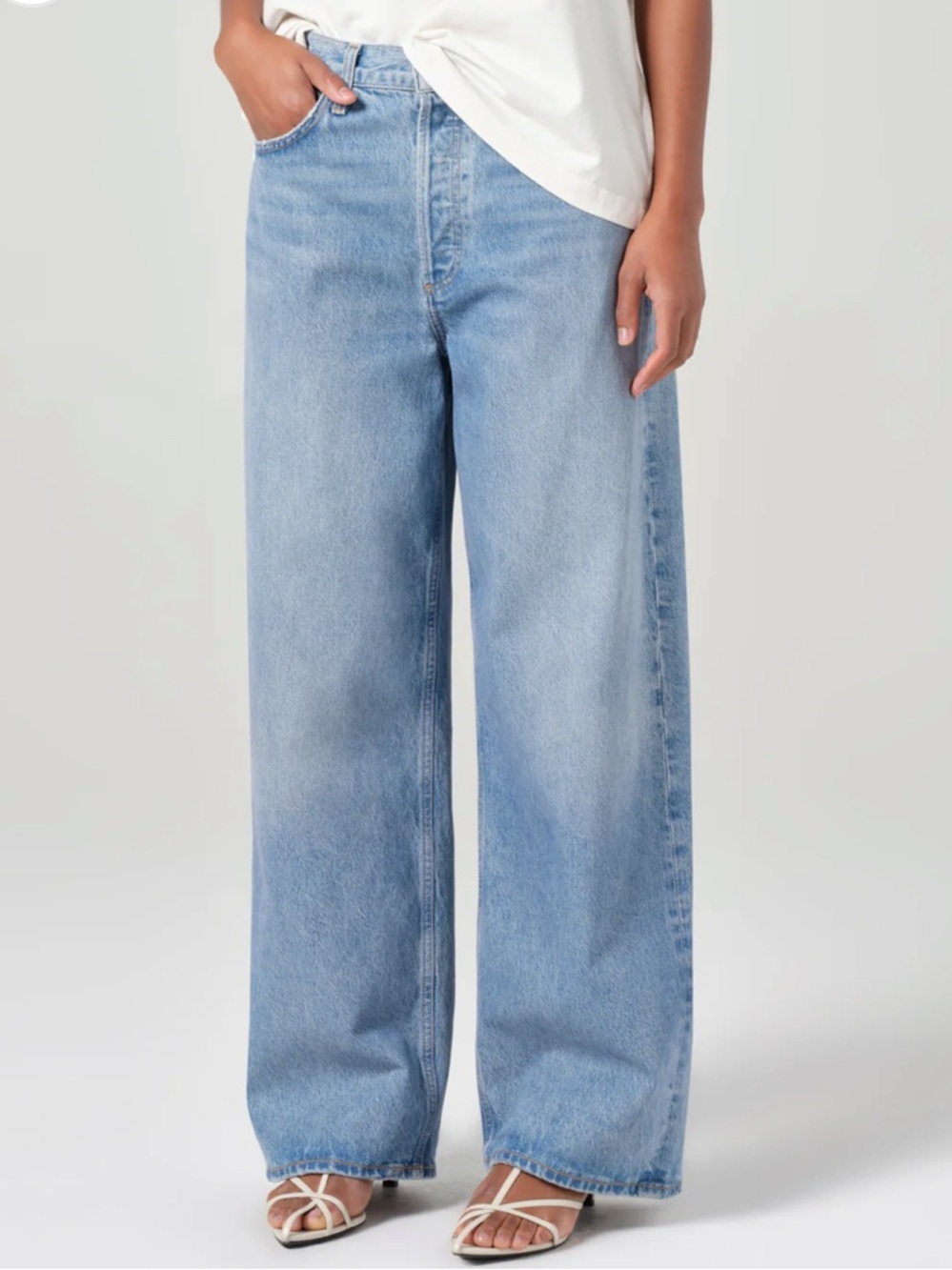 AGOLDE Low Slung Baggy in Libertine Size 27 - Picture 5 of 15